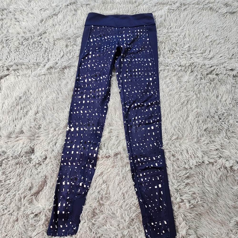 Under Armour Blue Patterned Coldgear Compression … - image 1